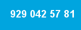 929 042 57 81